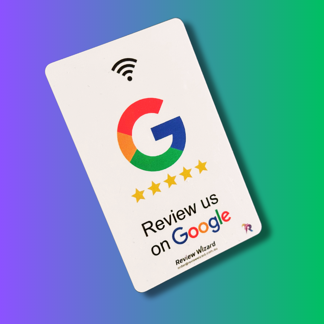 Google Tap To Review Business Card